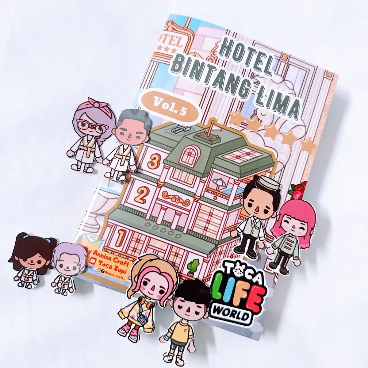 Buku Mainan Edukasi Anak Tocaboca vol. 5 Hotel Bintang Lima