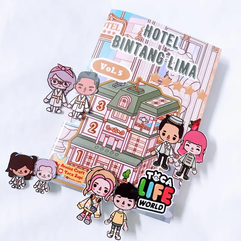 Buku Mainan Edukasi Anak Tocaboca vol. 5 Hotel Bintang Lima 0