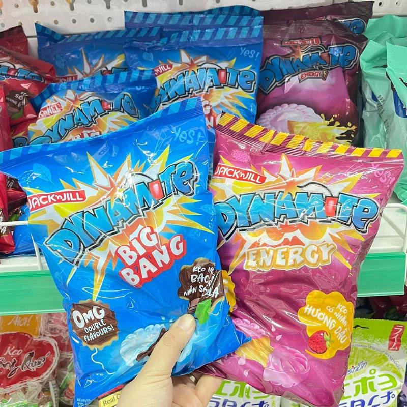  Kẹo Dynamite Big Bang gói 330g  vị Bạc Hà Socola  - tết 
