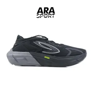 SEPATU LARI 910 ORIGINAL HIROSHI - HITAM/ABU ABU Running