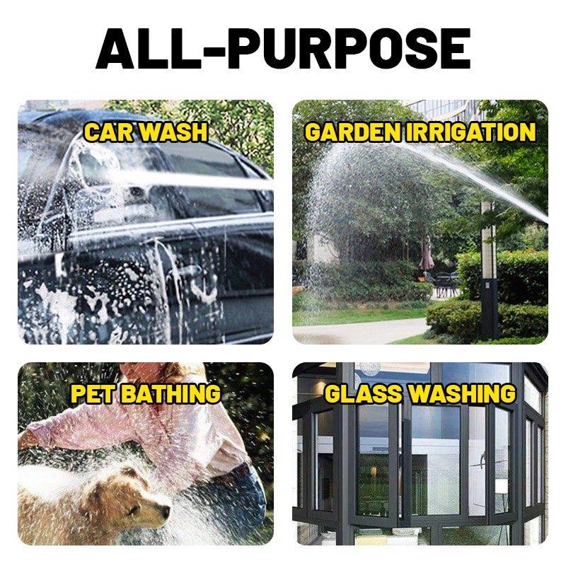 Product Introduction of 25FT-150FT Home Magic Hose Spray Water Gun Flexible Hose Car Wash Flower Watering Garden Supplies 5