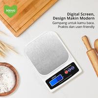 Gambar KLEVO SAVIA Timbangan Dapur Mini 10 Kg Digital LED Display Rechargeable Presisi Akurat - Bubble Wrap dari Klevo Easy Living Kab. Sidoarjo 4 Tokopedia