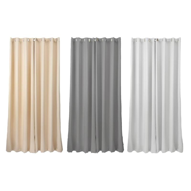 Waterproof Indoor/Outdoor Curtains for Patio - Thermal Insulated, Sun Blocking Blackout Curtains for Bedroom, Porch, Living Room, Pergola, Cabana 0