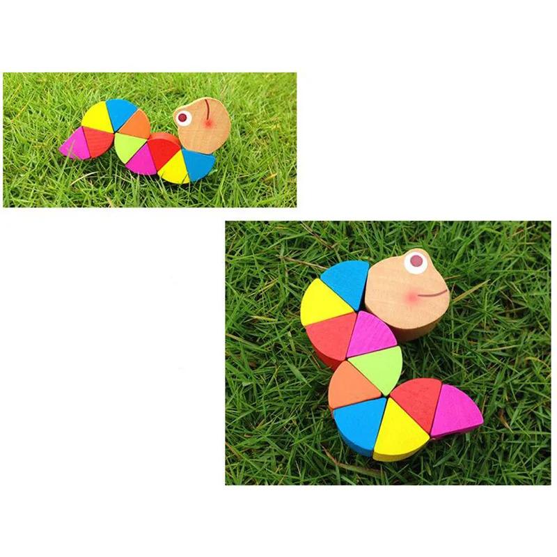 Product Introduction of Montessori Educational Toys Fun Wooden Toys Bugs Eating Fruit Apple Pear Early Education Teaching Aid Toys Gift 25