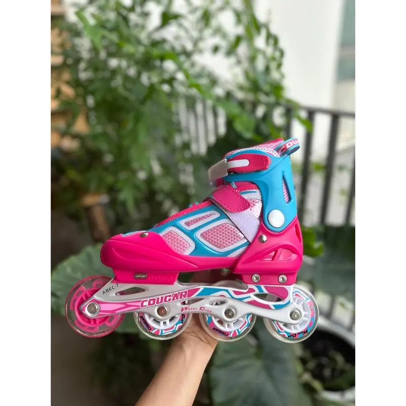 Giày Patin Cougar 835LSG chính hãng bánh đầu phát sáng dành cho bé tập chơi 4