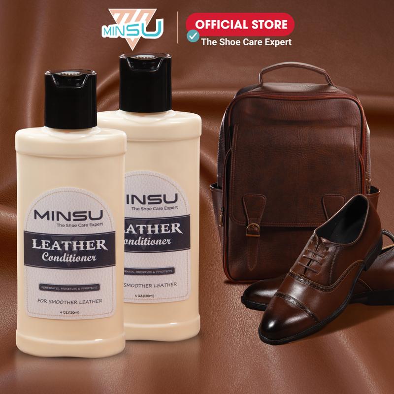 Kem Dưỡng Và Bảo Vệ Đồ Da Leather Conditioner MINSU M7969 Dưỡng Giày Ghế Sofa Túi Xách Áo Nội Thất Xe Hơi Bằng Da