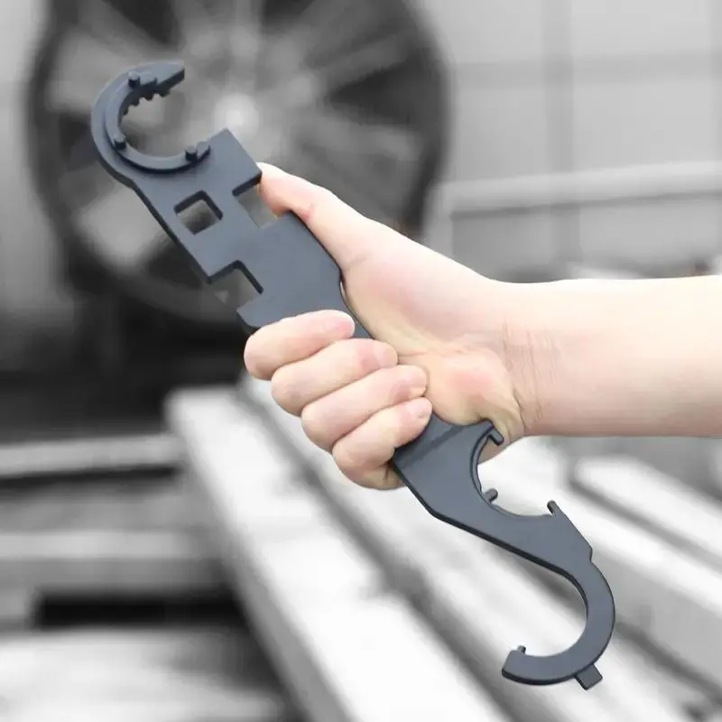 Dual Ended Multifunction Wrench, Portable High Hardness Spanner Tool, Hand Tool For Outdoor Camping Repair Use