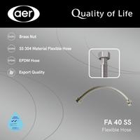 Gambar AER Selang Air Fleksibel Anyam Stainless Steel Untuk Wastafel/Flexible Hose FA - FA 30 SS dari AER Sanitary Indonesia Kab. Tangerang 1 Tokopedia