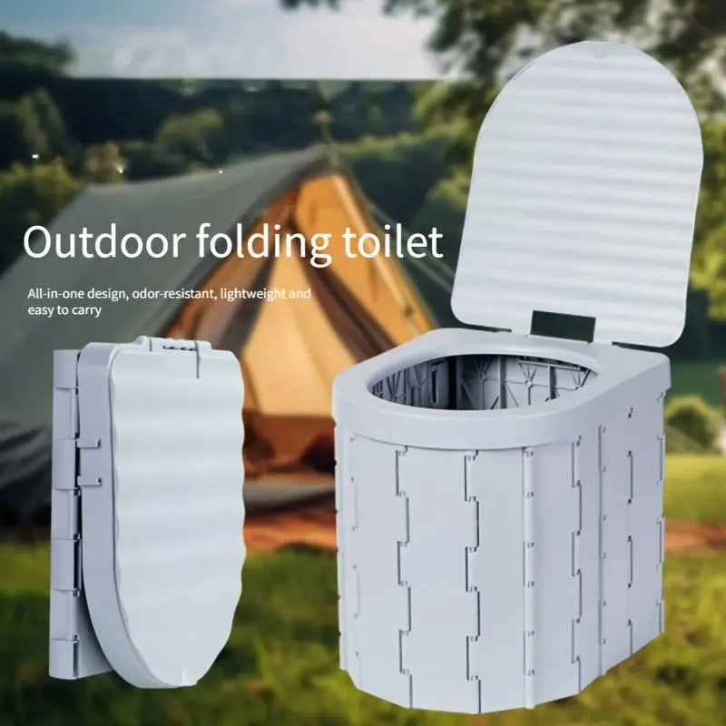 Portable Camping Emergency Toilet & Shower Combo, 1 Set Foldable Car Mounted Toilet, Outdoor Camping Essential, Urinal, Car Emergency Device, Mobile Toilet