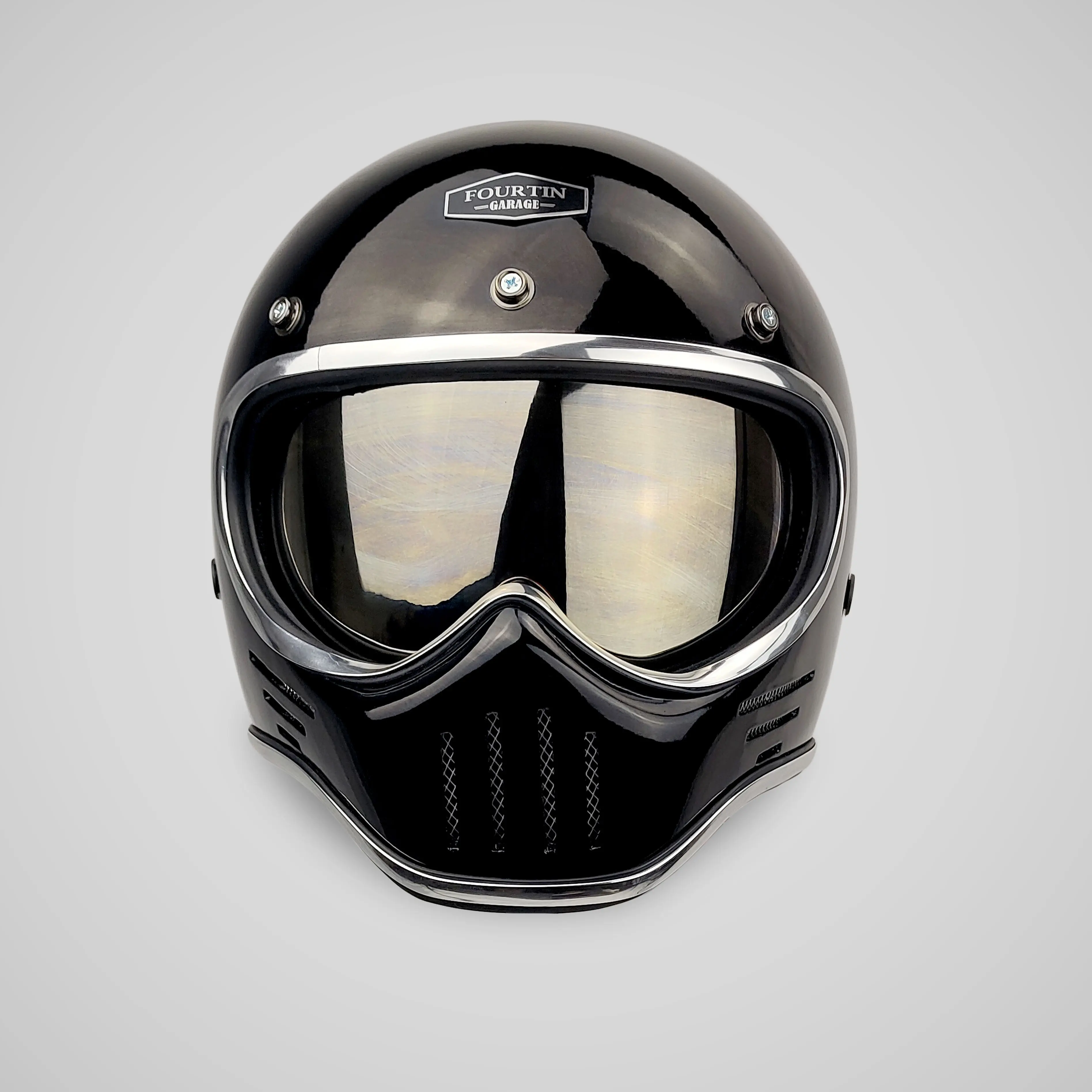 Helm Custom Classic SIMPSON M30 INNER VISOR Retro Vintage Klasik - Fourtin garage