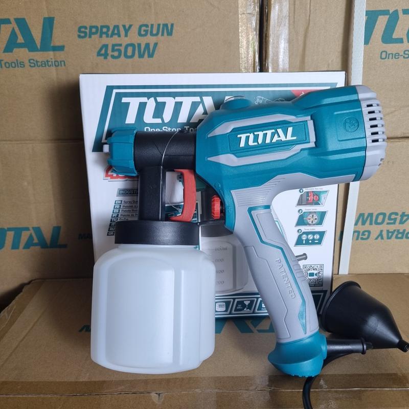 SÚNG PHUN SƠN 450W TOTAL TT3506 [CHÍNH HÃNG] MÁY PHUN SƠN ĐIỆN TOTAL [RẺ] MÁY SƠN NHÀ CỬA