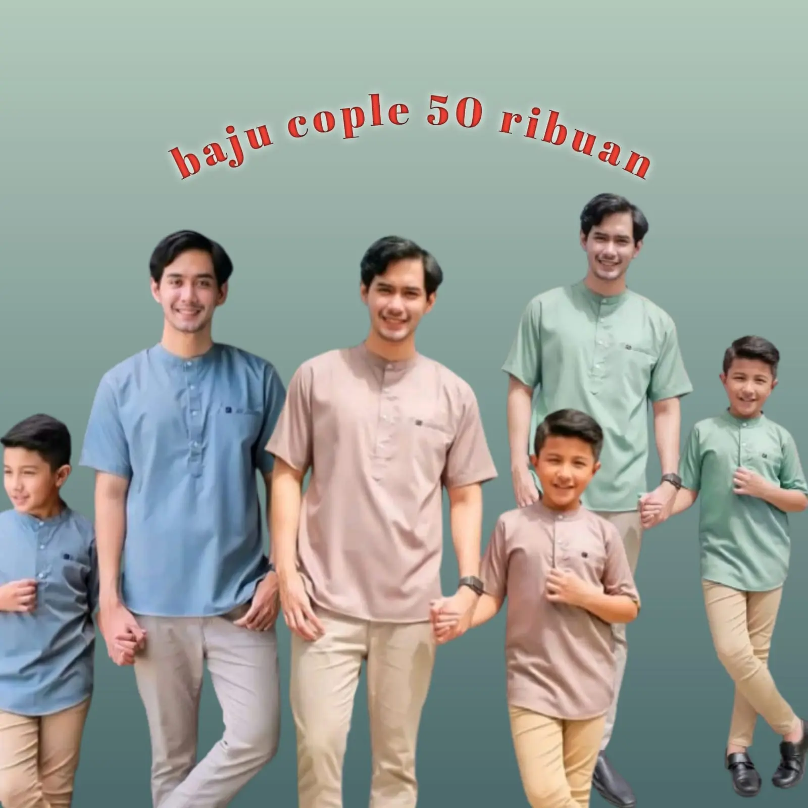Baju koko couple harga 50RB bahan katun vito signature