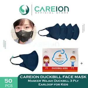 Careion Masker Duckbill Anak Sekali Pakai 3D Isi 50 PCS