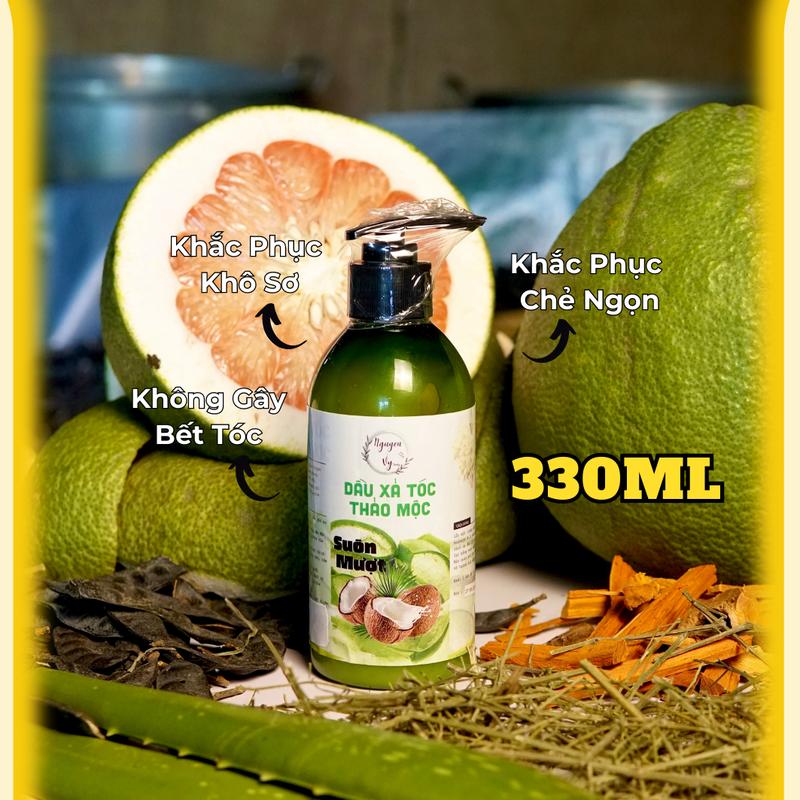 Dầu Xả Tóc Nguyễn Vy Family Không chứa silicon Nam Nữ Gội Đầu