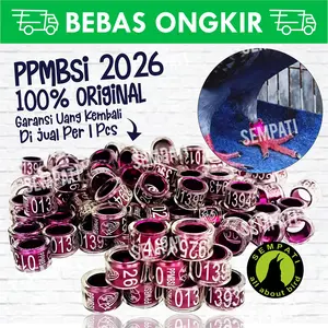 SEMPATI READY STOCK (BUKAN PO) Ring Merpati Pusat SI PPMBSI Balap NEW 2026 PPMBSI GARANSI ORIGINAL Ring Kaki Burung Merpati Balap PPMBSI 2026