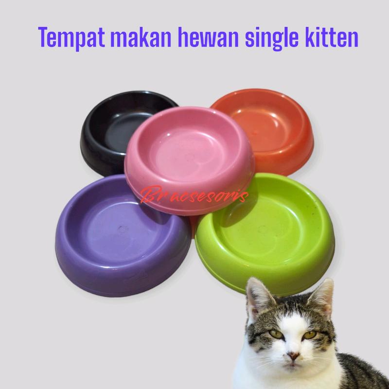 Tempat makan kucing anjing single kitten - Shop | Tokopedia