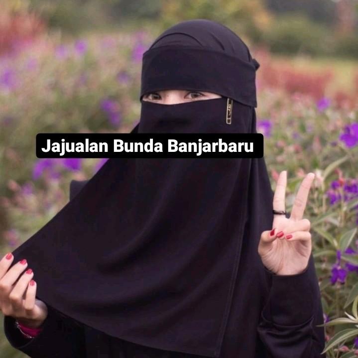 Cadar Niqab Poni muslimah plat 1