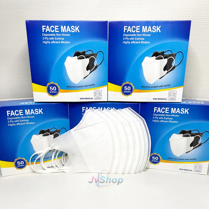 MASKER DUCKBILL WEMAZE MIX WARNA ISI 50PCS 4