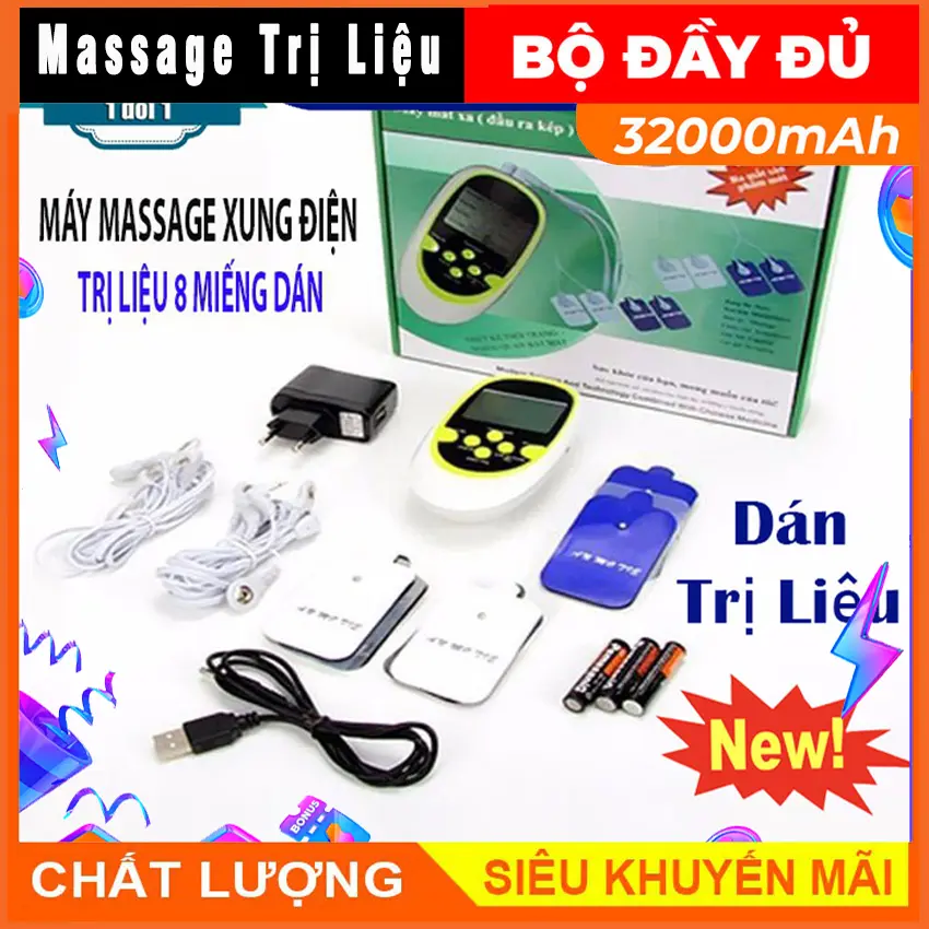(ĐANG SALE)Máy massage xung điện 8 miếng dán,Máy massage xung điện trị liệu 8 miếng dán,Máy massage trị liệu 8 miếng dán Koshizu,Châm cứu, đấm bóp, bấm huyệt, massa, xoa bóp.Công nghệ nhật bản.BH 12T  MS008