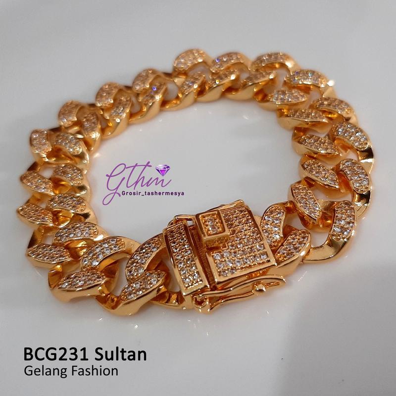 Gelang Tangan Wanita BCG231 Sultan Mewah Warna Gold Silver Model Tas Cocok Untuk Pesta Kondangan Bracelet Perhiasan 6