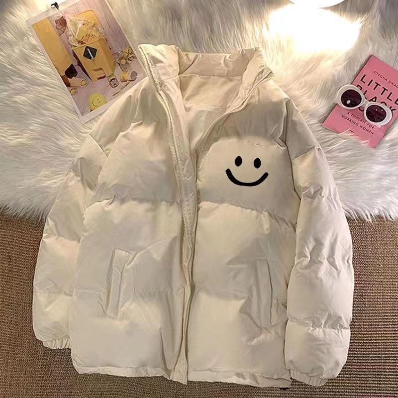 Áo khoác cotton chống gió cho nam và nữ, áo khoác đệm rộng, phong cách Mỹ mới, đường phố cao cấp, Thương Hiệu Thời Trang , mùa đông 0