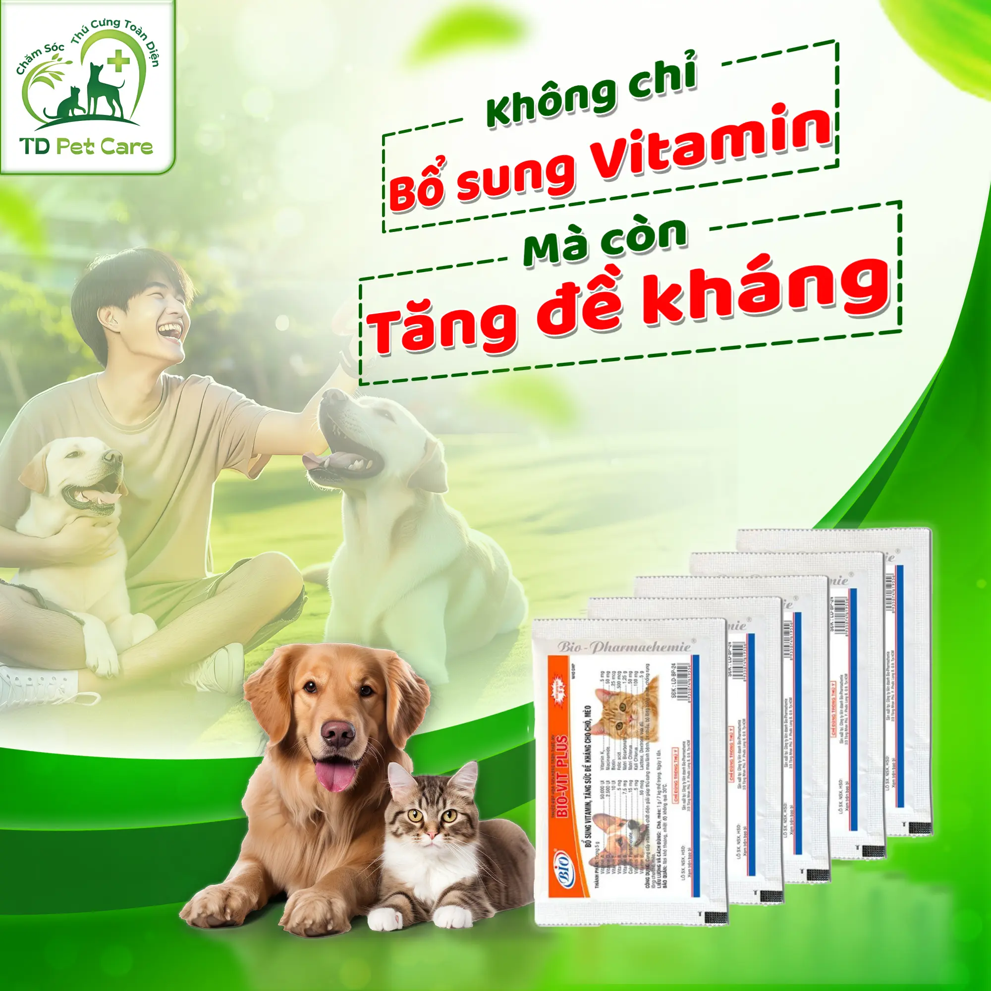 1 Gói Men Tiêu Hóa Bổ Sung Lợi Khuẩn Tiêu Hóa Dành Cho Chó Mèo BioTic - Men Tiêu Hóa Tổng Hợp Dành Cho Thú Cưng