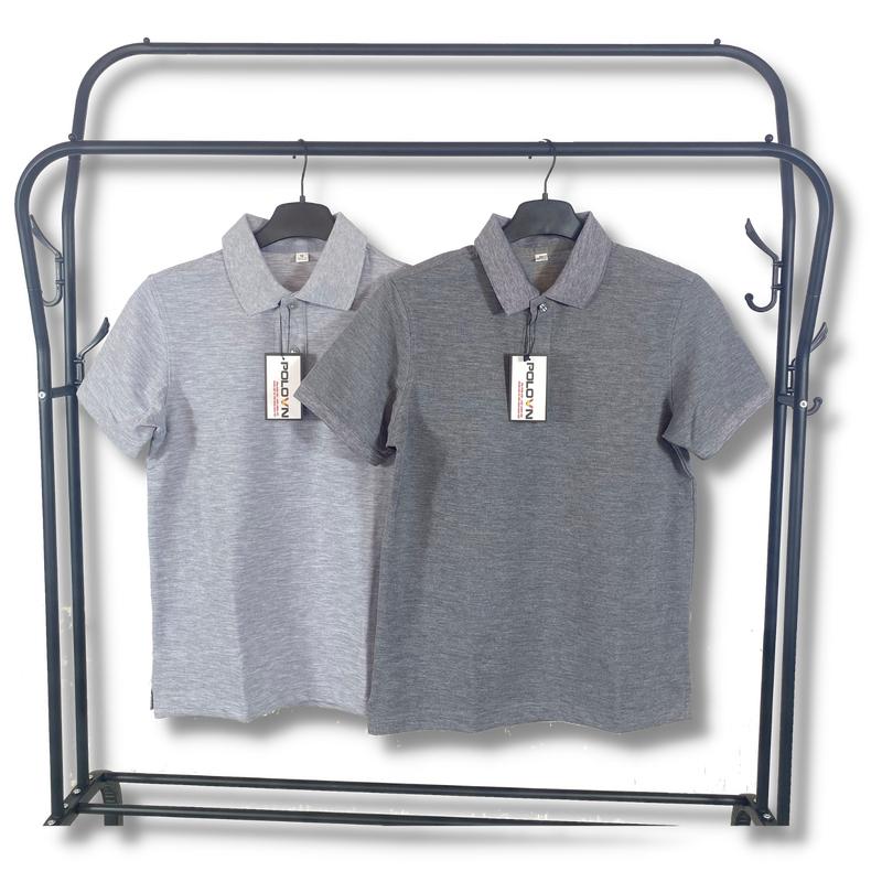 Áo thun Polo Nam Basic cổ bẻ màu Xám  , vải Cá Sấu Thái , không ra màu