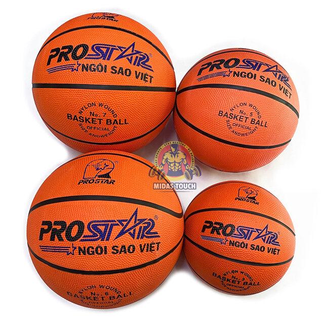 Quả bóng rổ cao su Prostar số 7 (màu cam) 7