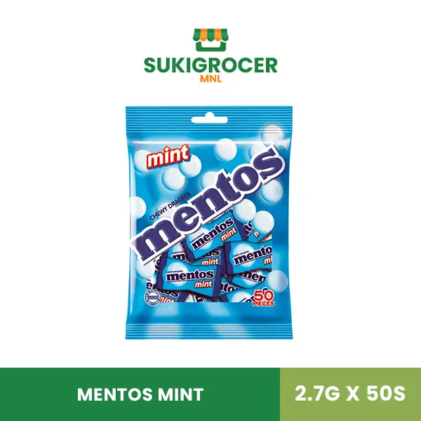 Mentos Mint Chewy Candy 2.7G x 50s - TikTok Shop Philippines