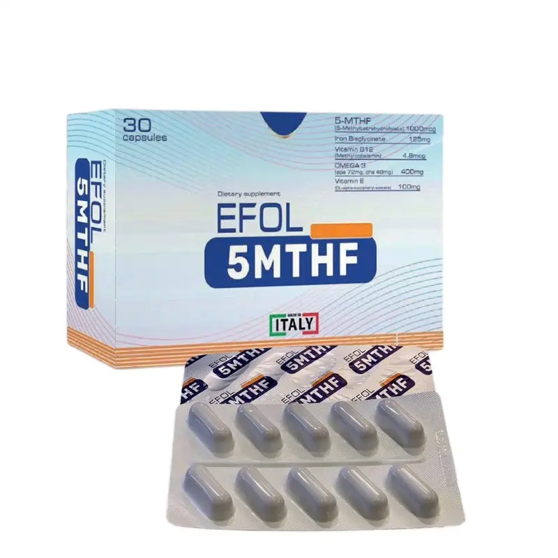 Thực phẩm bổ sung 5MTHF hộp 30 viên Hỗ trợ bổ sung acid folic dành cho người lớn hàng chính hãng YTALY