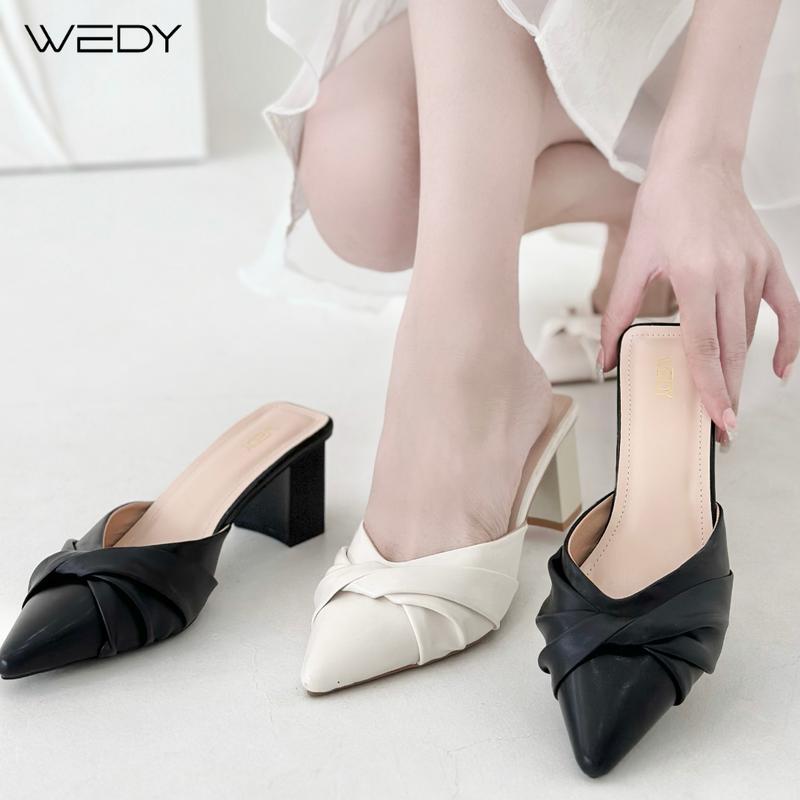 Product Introduction of [Hình thật]Dép nữ đế cao tôn dáng, Dép sục cao gót 7 phân dép nữ hottrend 2023 WD2316 Shoes GiàY DéP đế Cao Su Len 19