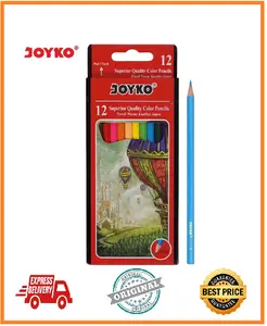 PENSIL 12 WARNA JOYKO PANJANG MURAH CP 100
