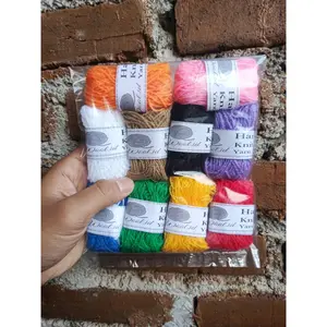Benang wol / Benang wol warna warni / Benang wol isi 10 gl / Wol pack / Wol mix / Wol murah / kruistik / Benang Mix warna / pom pom / wool mix / wol mix Pin Cushion