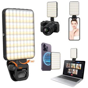 Rechargeable LED Light with Magnetic Attachment, 1pc 3 Lighting Modes Mobile Fill Light, Suitable for Photography, Video Conferencing, Makeup, Video Blogging
