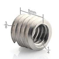 Gambar 1/4" to 3/8" Convert Screw Female to Male Camera Adapter for Tripod Monopod Ballhead Stand - 1 dari hop market Kota Administrasi Jakarta Barat 2 Tokopedia