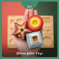 Gambar Mainan Edukasi Silicone Block BPA Free Papan Belajar Bentuk dan Warna dari Mama Sing Kota Administrasi Jakarta Pusat 1 Tokopedia