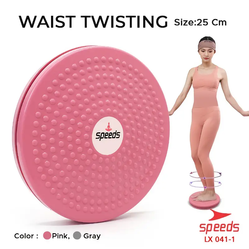 SPEEDS Waist Twisting Waist Twisting Disc 360° Alat Olahraga Santai Gym Portabel 041-1 0