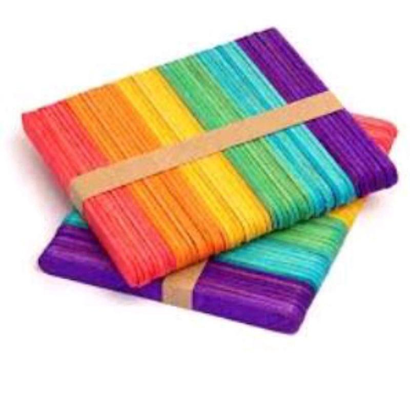 Stik es krim warna premium popsicle stick rainbow 6