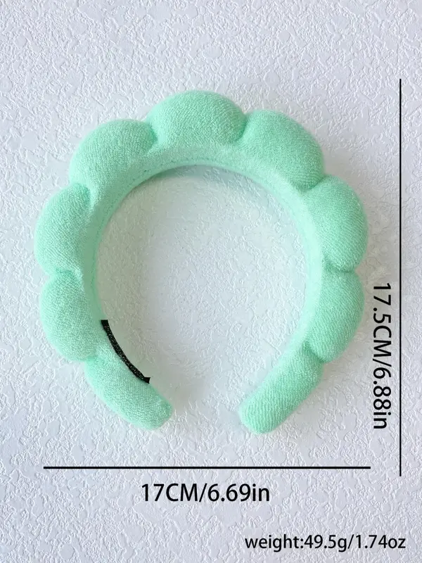 Cute Geometric Design Pink Hair Hoop, Casual Versatile Sponge Fabric Hair Hoop for Women & Girls Hairstyle Ideas, Daily Use As Valentine's Day Gifts, Hair Accessories, Puffy Headband 7