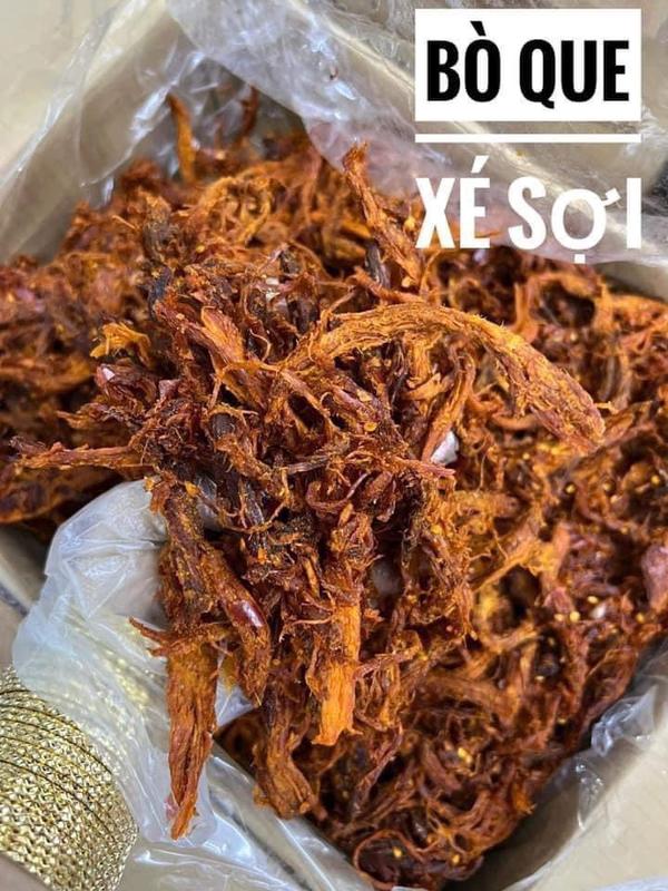400gr khô bò sợi loại 1 ( sợi dài )| TuanVietfoood - Thế Giới Đồ Ăn Vặt - Đồ Ăn Vặt Hà Nội Cay Snack