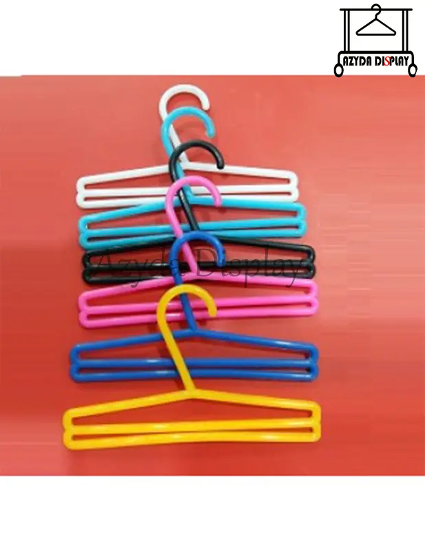 Hanger Kerudung Kotak Plastik Kecil Gantungan Dasi Pashmina size 12cm kecil 1LSN Warna warni 3