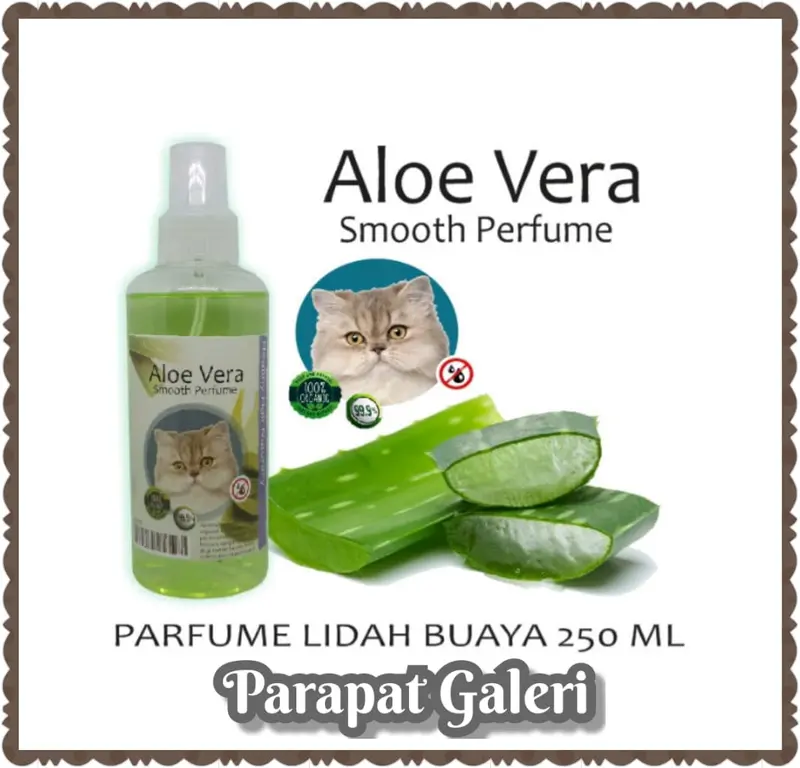 Parfum Kucing dan Anjing Aloe Extract Lidah Buaya Harum dan Lembut 250 ml 2