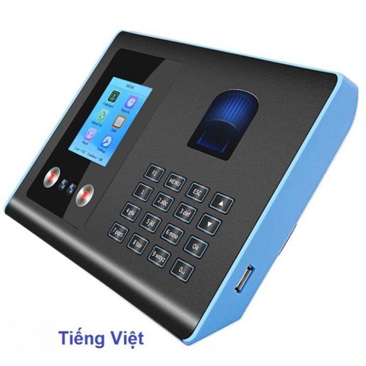  Máy Chấm Công Hỗ Trợ Cả Khuôn Mặt và Vân Tay AF01  Hỗ trợ tính lương Fultime và Partime Tặng kèm USB 8GB  