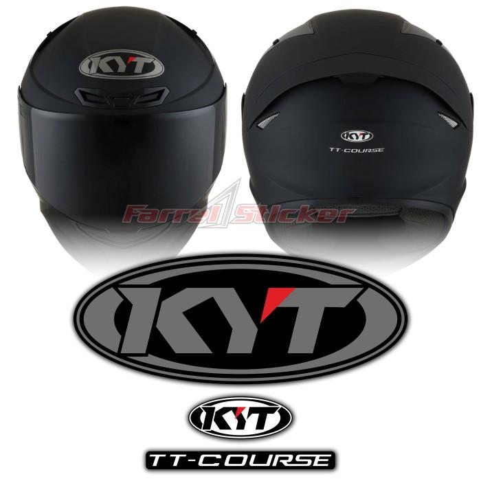 stiker helm sticker helmet KYT TT COURSE 0