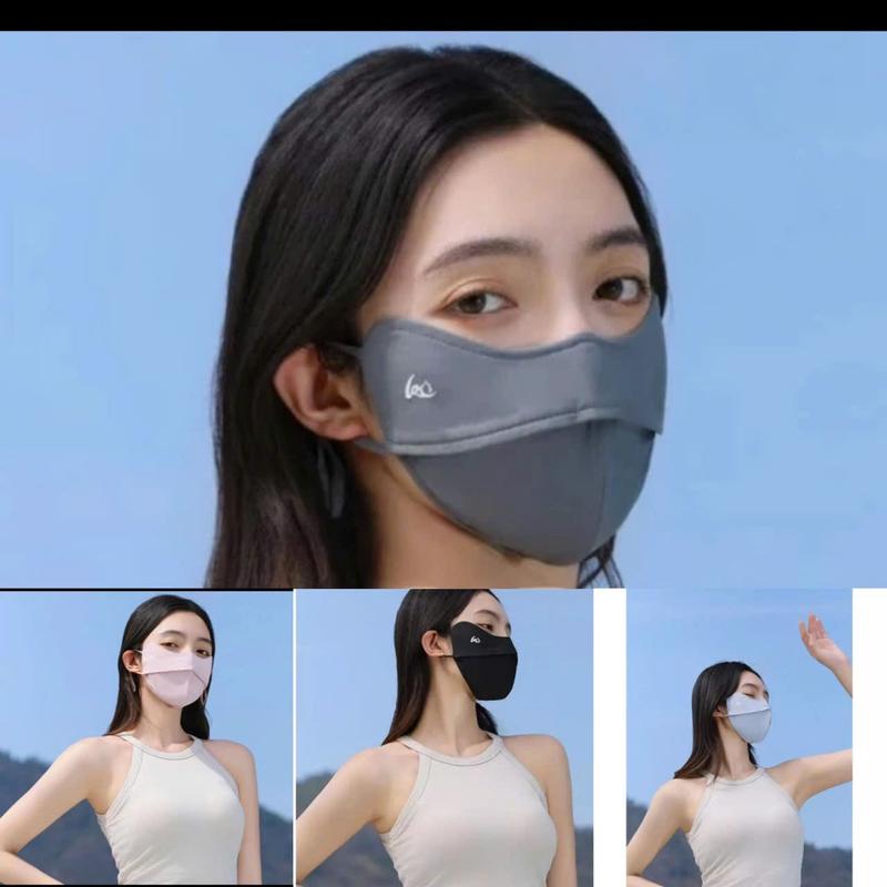 Khẩu Trang Chống Tia UV UPF 50+ (1 Lớp) Toàn Mặt Cho Nam Nữ Có Gọng KT06 - Phụ Kiện, Women