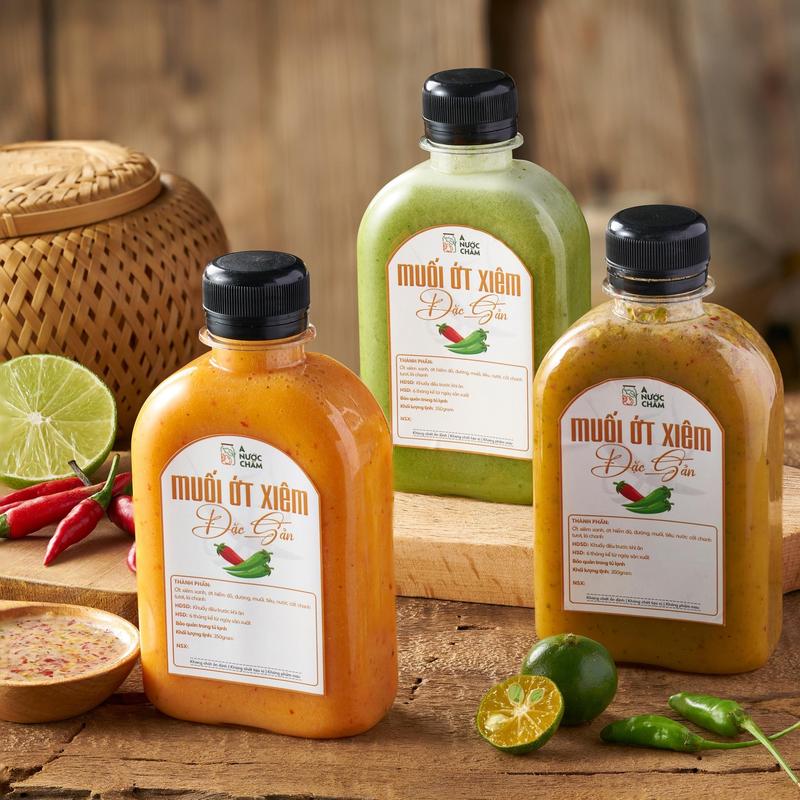 Combo Muối chấm ĐẶC SẢN 3 MIỀN- chấm gà hải sản BBQ Nước Sốt Gia Vị Cay nuoc cham muoi chu nước chấm cua hấp nước chấm 86