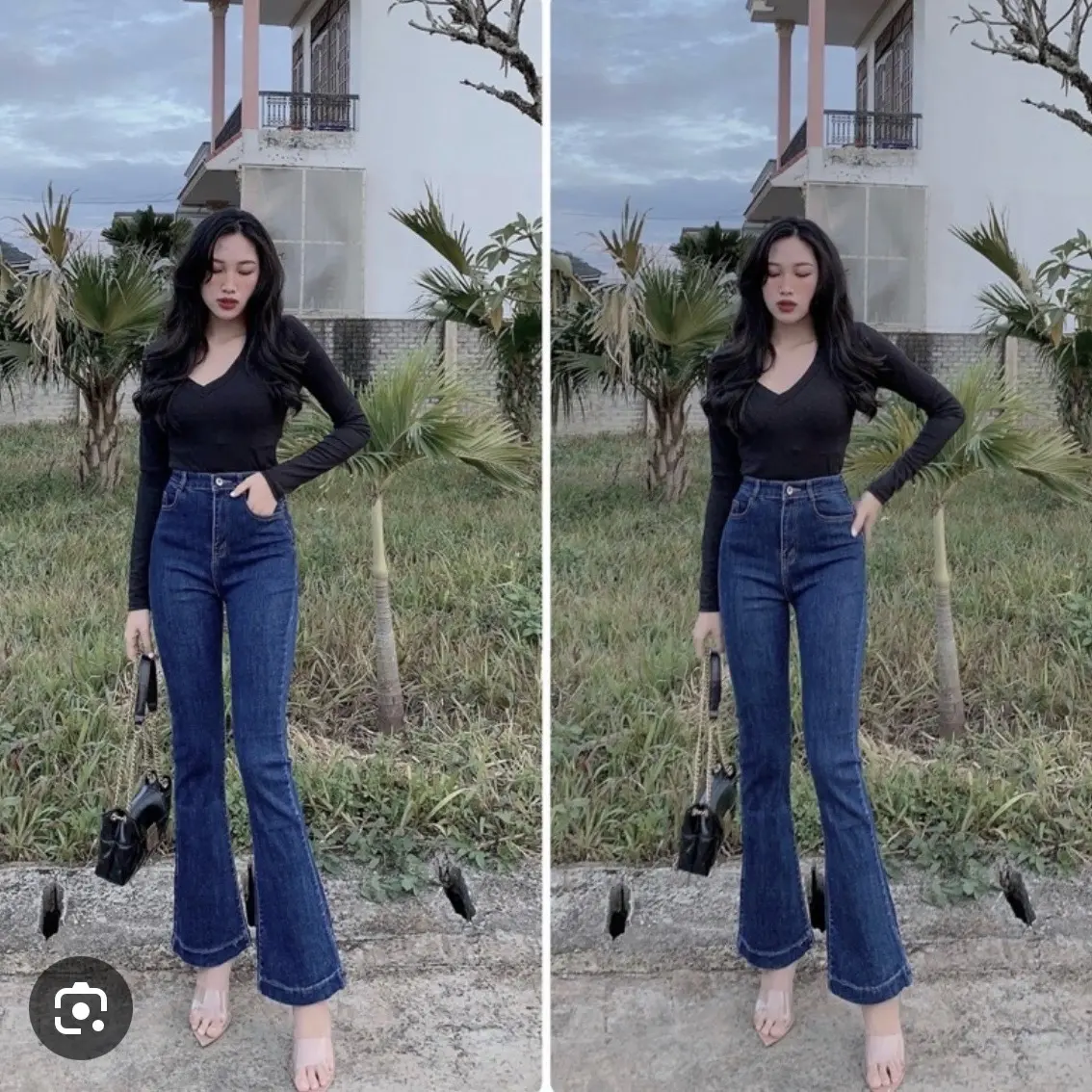 Quần jeans dài ống loe ( size từ 27-36 )