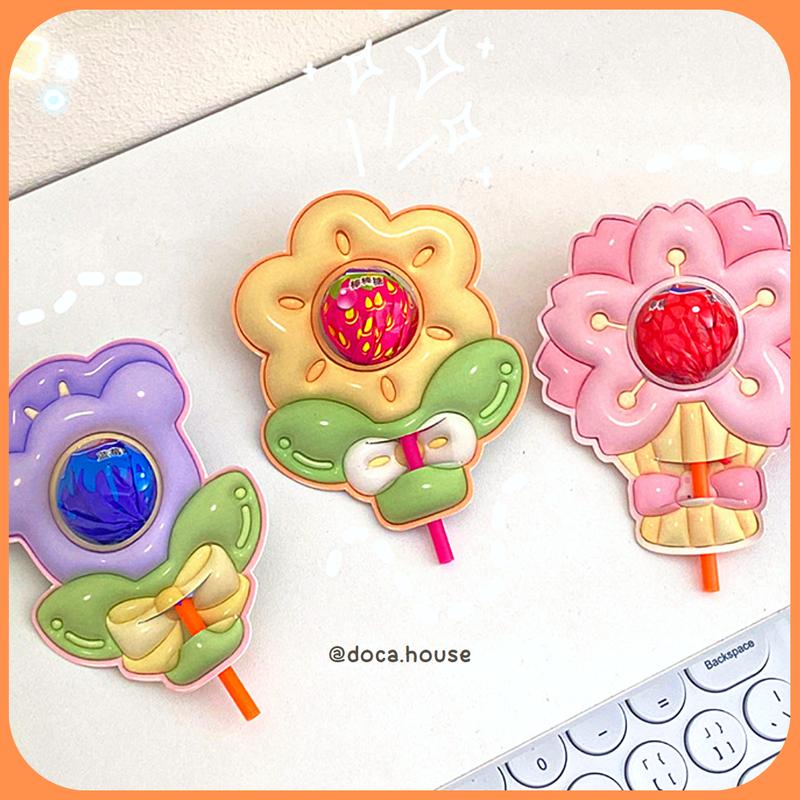 Set 15-30 Giấy Gói Trang Trí Kẹo Mút In 2 Mặt Hoạ Tiết 3D Hoạt Hình Dễ Thương Làm Quà Tặng Crush Người Thương Siêu Đáng Yêu 5