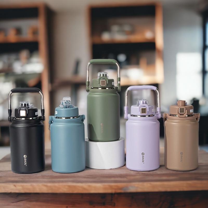 Bình giữ nhiệt Y17 dáng lùn Chính hãng BAOL inox 304 Mẫu mới dung tích 1200-1500-1800ML có ống hút tiện lợi. bình giữnhiệt nhỏ gọn