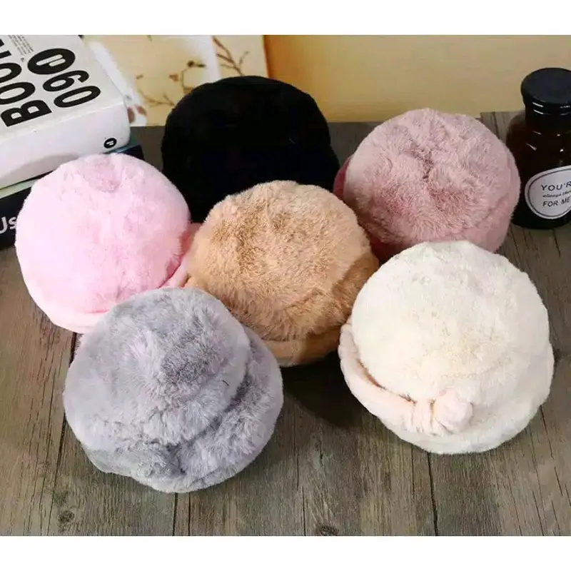 EMF -12 Earmuff baby fluffy kids penutup telinga anak balita earmuf polos terlaris 2